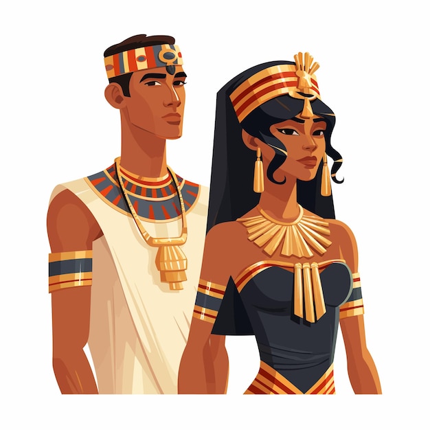 Egyptian_man_and_woman_character_wearing