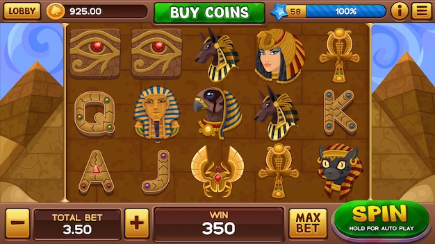 Gioco di slot egiziano