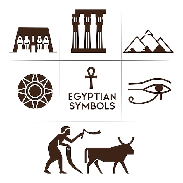 Egyptische symbolen, faraonische symbolen