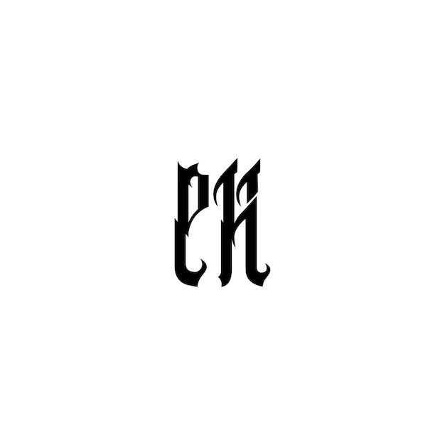 EH monogram logo design letter text name symbol monochrome logotype alphabet character simple logo