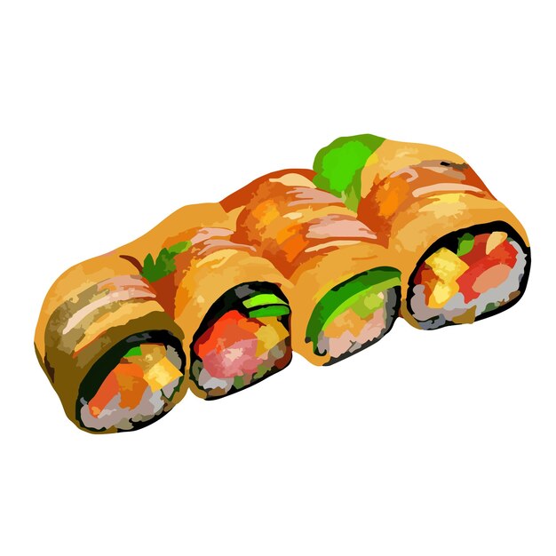 Ei verpakt kimbap kimbap koreaans koreaans eten roll sushi japans eten japans eten rijst