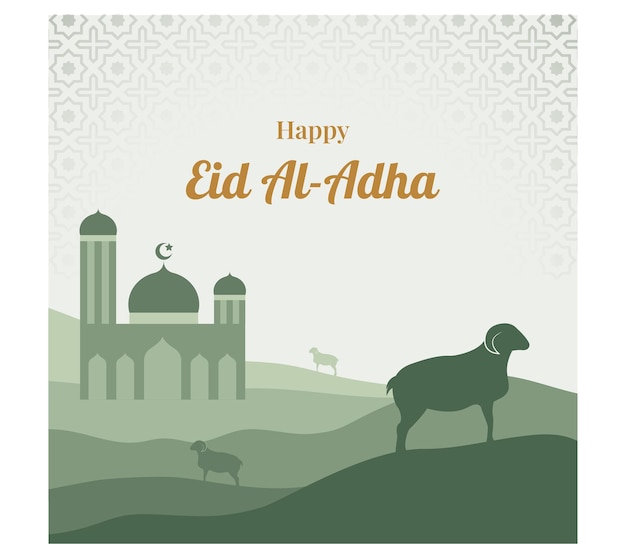 Eid adha-ontwerp