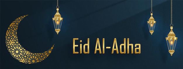 Eid al adha celebration on color background