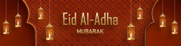 Eid al Adha celebration on color background