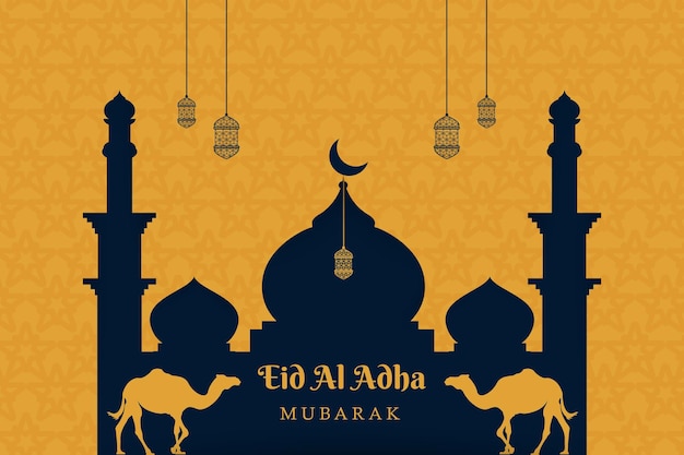 Eid Al Adha Flat background