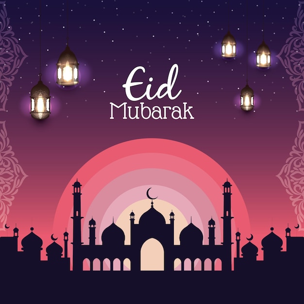 Eid Al Adha groeten social media poster