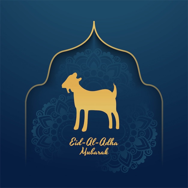 Vector eid al adha-groetkaart