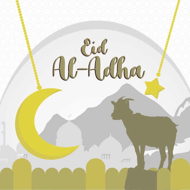 eid al adha moslim islamitische hadj mubarak