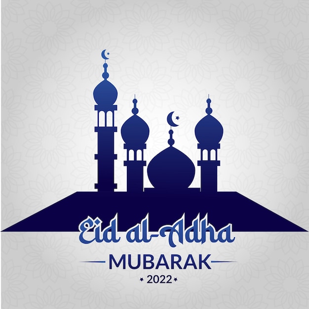 Eid al adha mubarak islamic festival poster