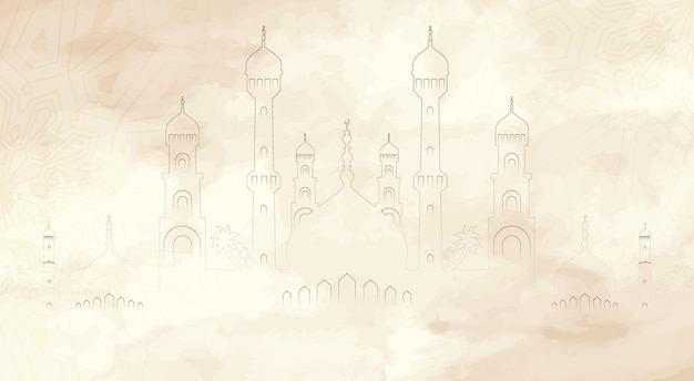 Vector eid al adha mubarak islamitische festivalbanner