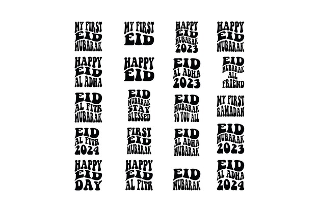 Eid Al Adha T-shirtontwerpbundel
