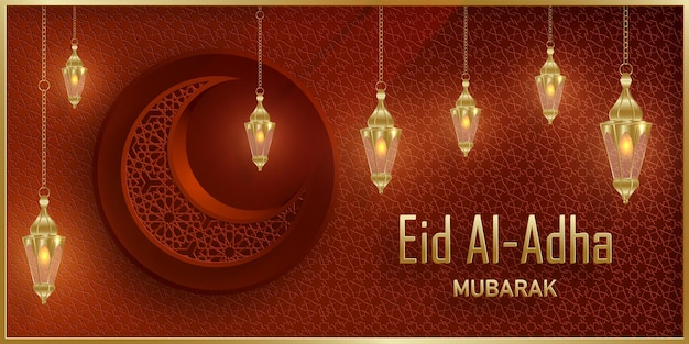 Eid al Adha viering op kleur achtergrond