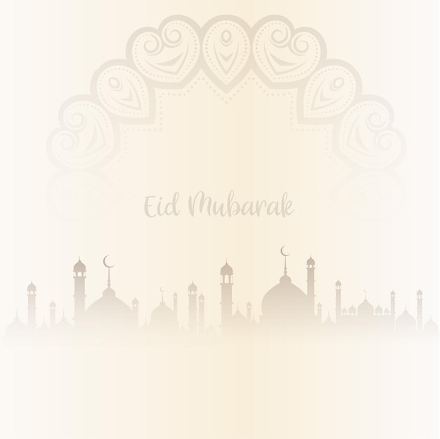 Vector eid al fitr eid mubarak deesign banner post sjabloon