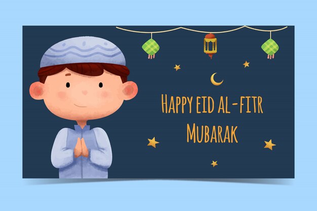 Eid al fitr islamitische achtergrond