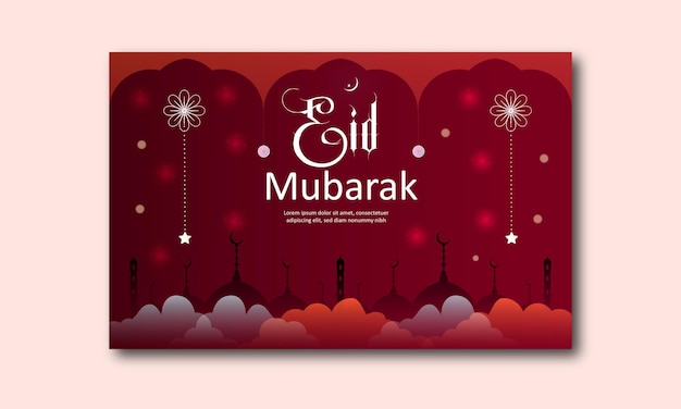 Eid Al iftar Banner Design template