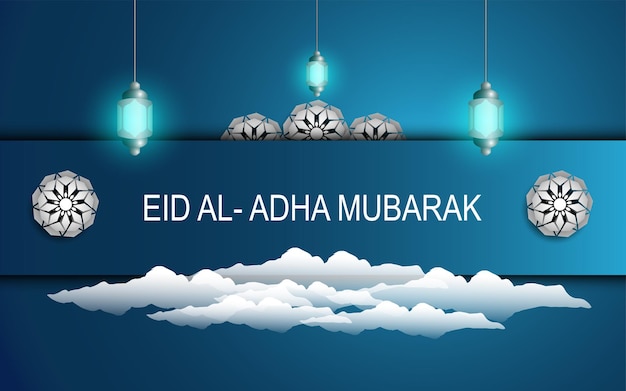 Eid aladha mubarak celebrazione della comunità musulmana