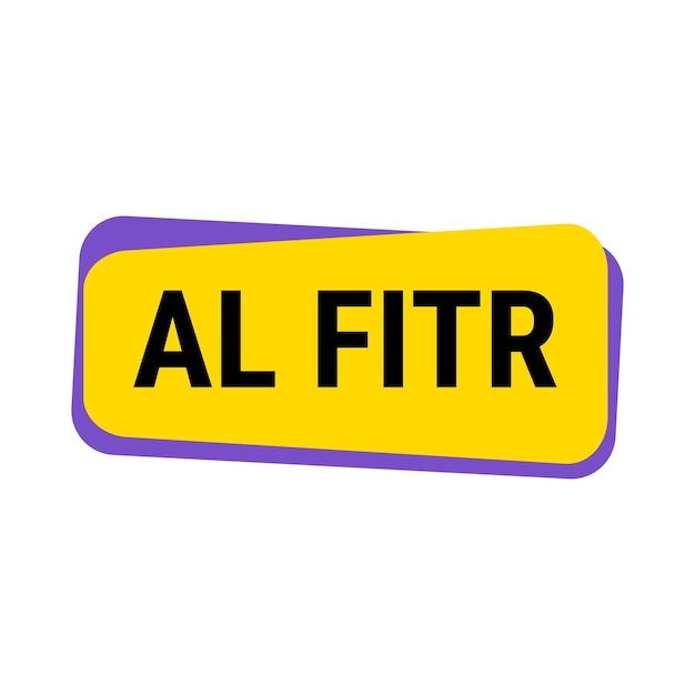 Eid AlFitr カウント ダウン黄色ベクトル吹き出しバナーとお祝いまでの残り日数
