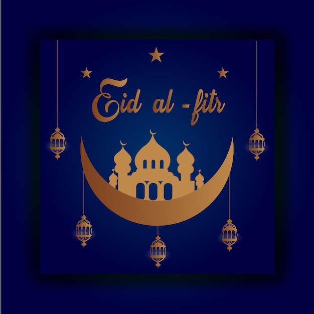Eid alfitr instagram Design template