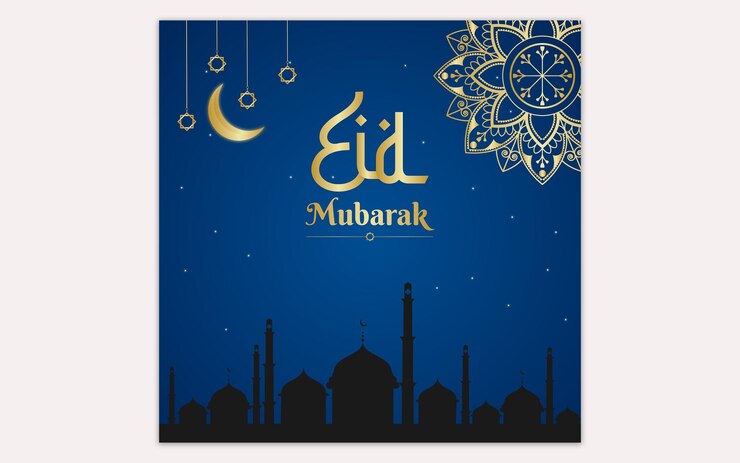 EID ALFITR Mubarak Social Media Post