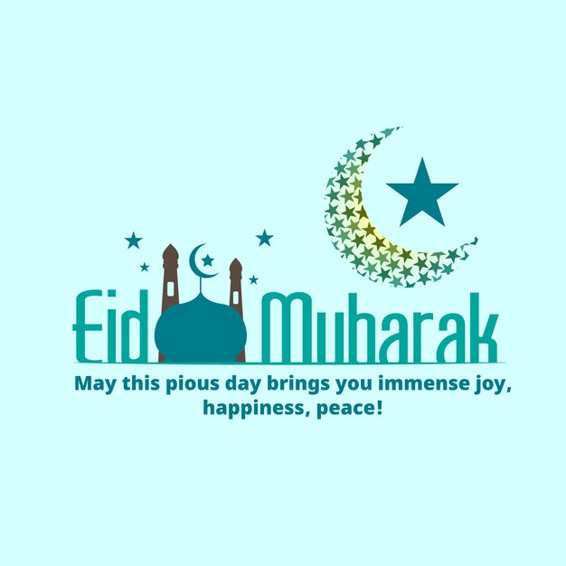 Vector eid banner eid festoon eid greeting card eid card eid festivity