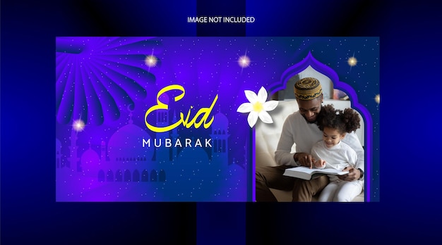 Eid Banner template EPS File