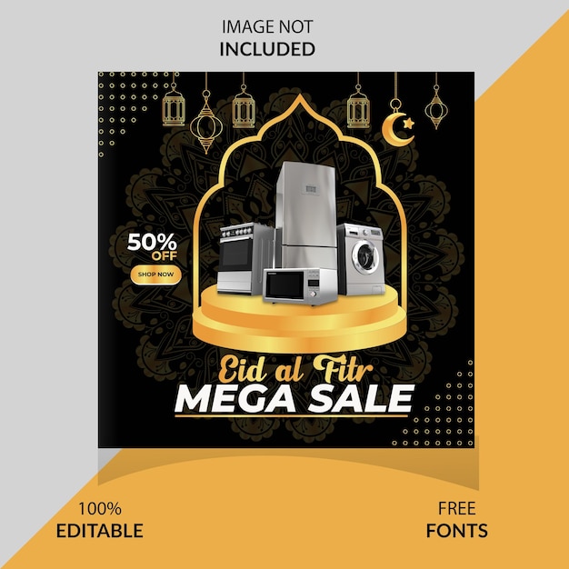 EID MEGA SALE POST DESIGN