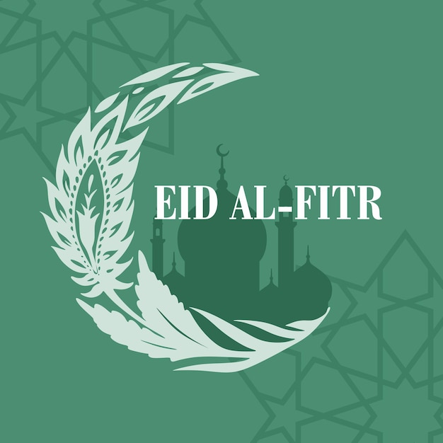 eid mubarak achtergrond vector stock illustratie