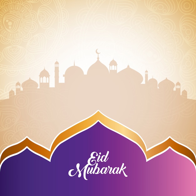 Eid mubarak achtergrond