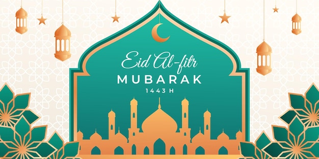 Modello di progettazione di sfondo eid mubarak