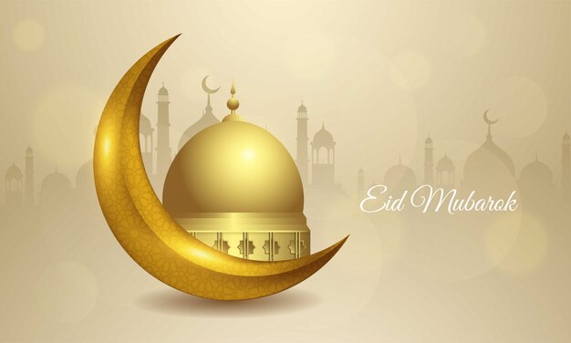 Vector eid mubarak background