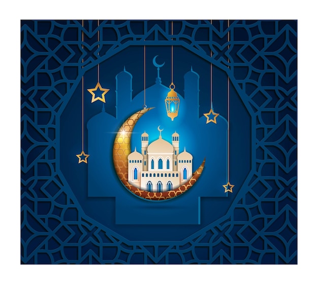 Eid mubarak concept
