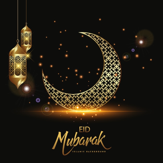 eid mubarak decorative religious