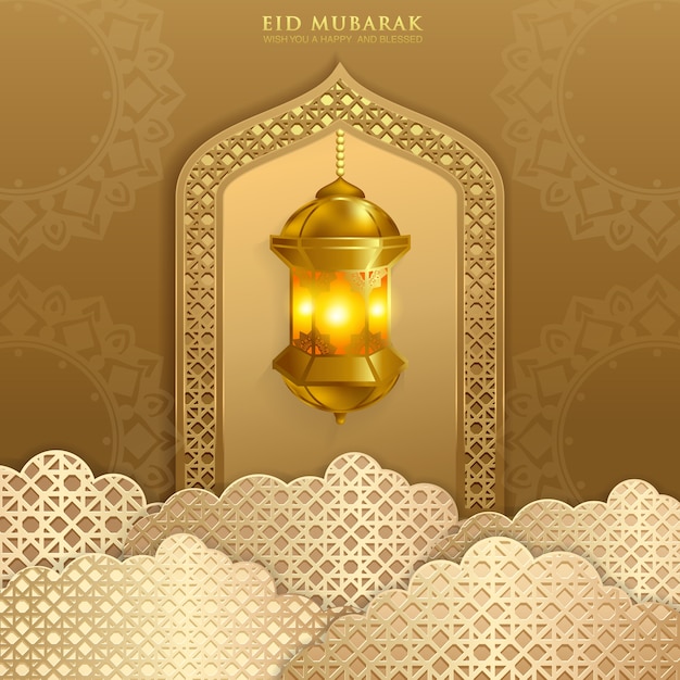 Eid mubarak design background