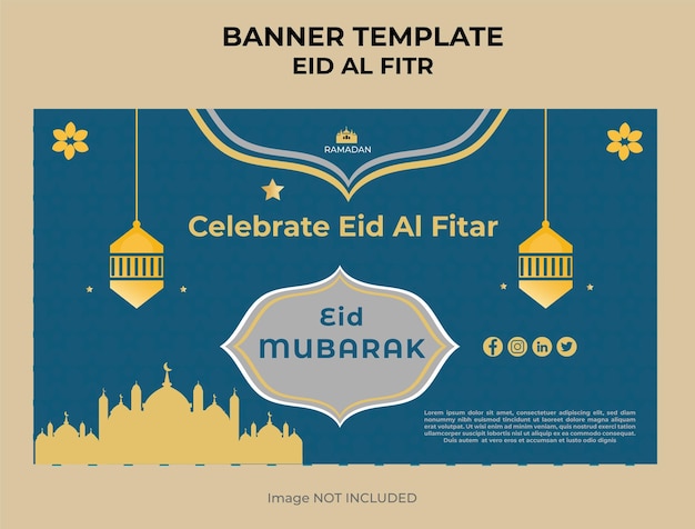 Vector eid mubarak design