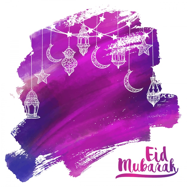 Eid mubarak-groetkaart