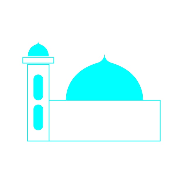 Vector eid mubarak icon illustration vector