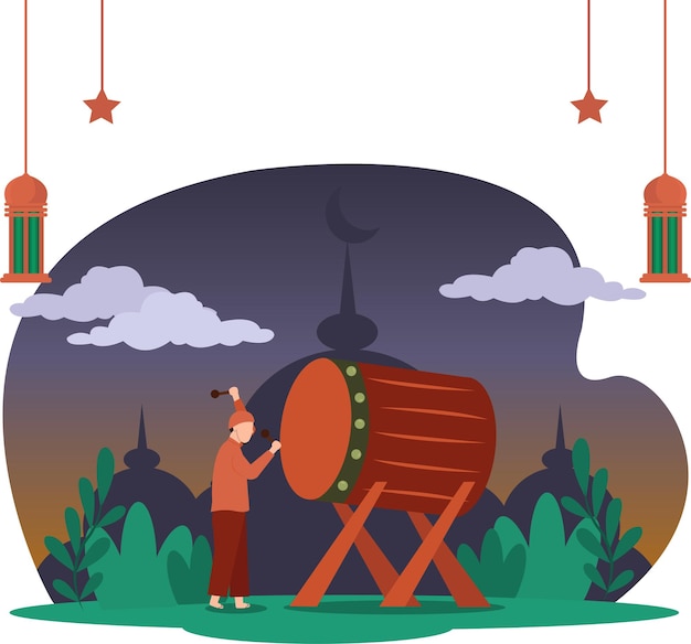 Eid Mubarak Illustratie