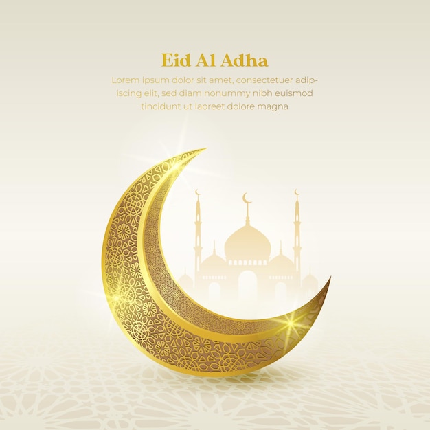 Eid Mubarak Islamic greeting card, poster, banner design, vector illustration