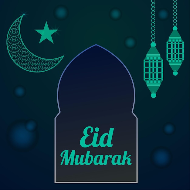 Eid Mubarak islamitische achtergrond