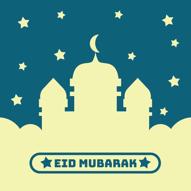 Eid mubarak-sjabloon