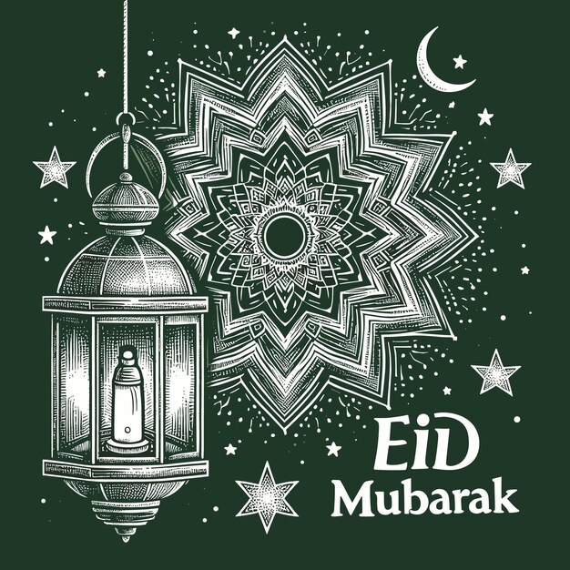 Eid mubarak vector background photo ramadan greeting festival generated ai