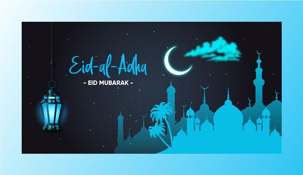 Eid mubarak wishes i happy eid al adha 2022 template i eid mubarak banner design di robigraphics