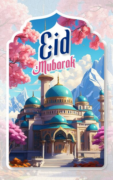 Vettore eid mubarak