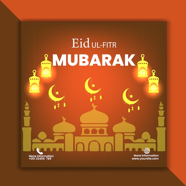 Eid Mubarik and eid ul fitr Instagram and facebook story template