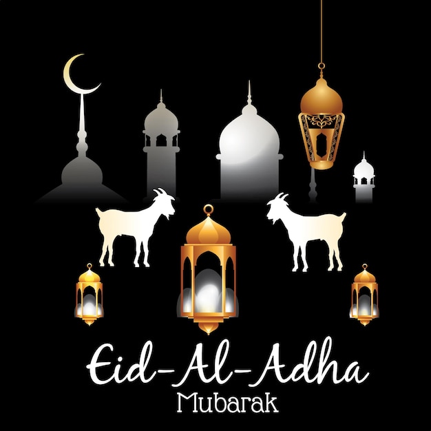 Eid Ul Adha mubarak background design