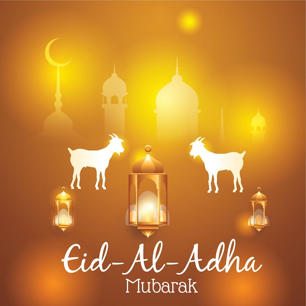 Eid Ul Adha mubarak background design