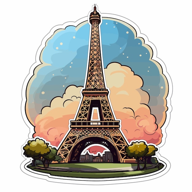 eiffel tower vector