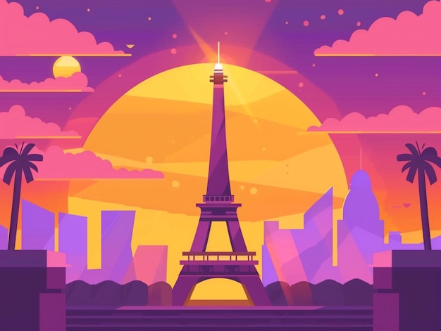 Vector eiffel_tower