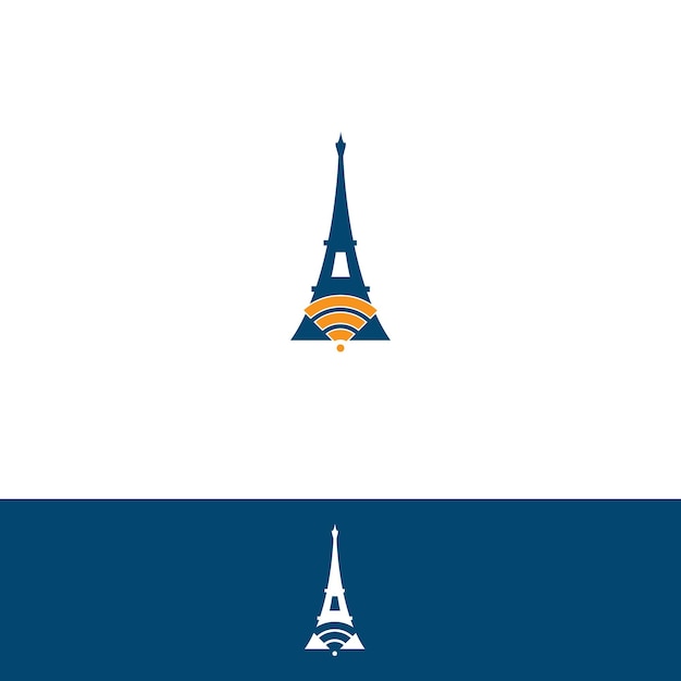 Eiffel wifi-logo ontwerp