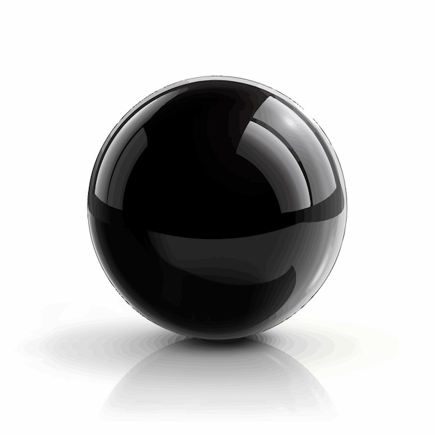 Vector eight ball billiard